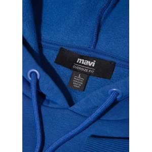 Mavi M067149-70907 Logo Baskılı Erkek Kapüşonlu Sweatshirt