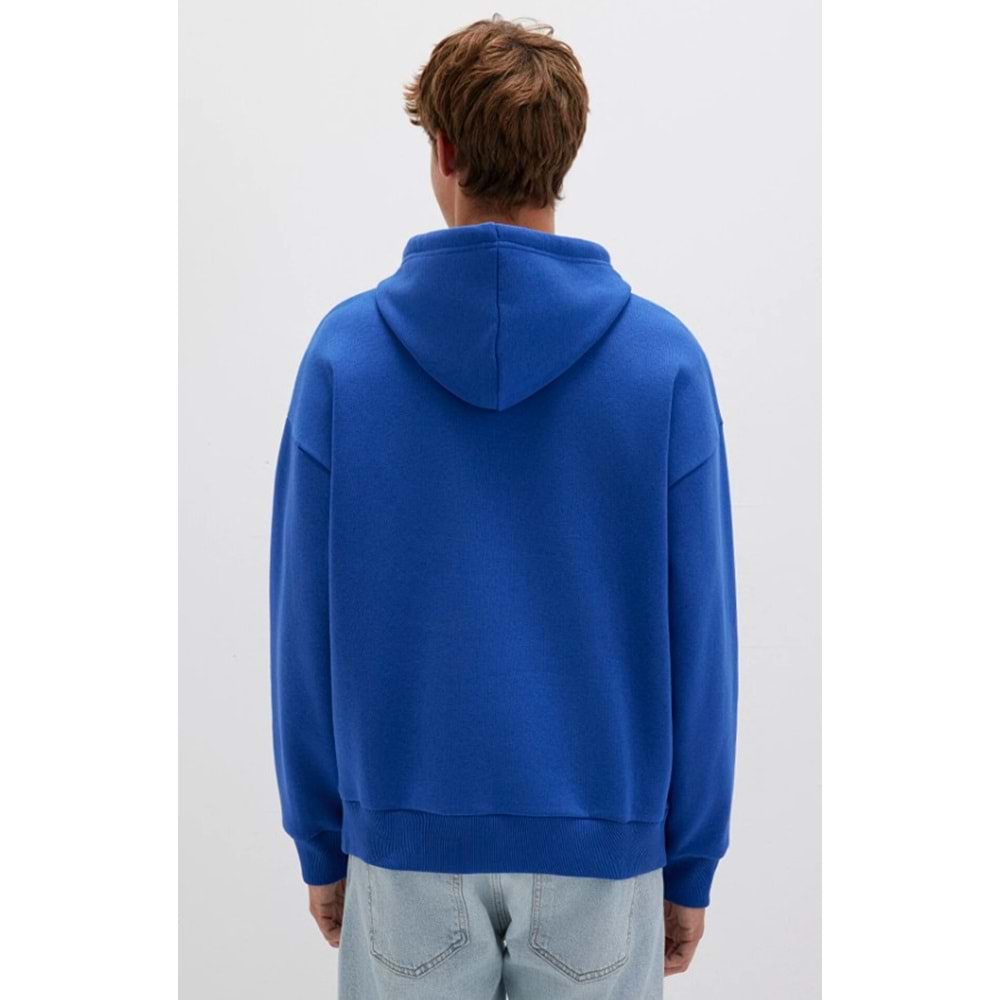 Mavi 067149-70907 Logo Baskılı Erkek Kapüşonlu Sweatshirt