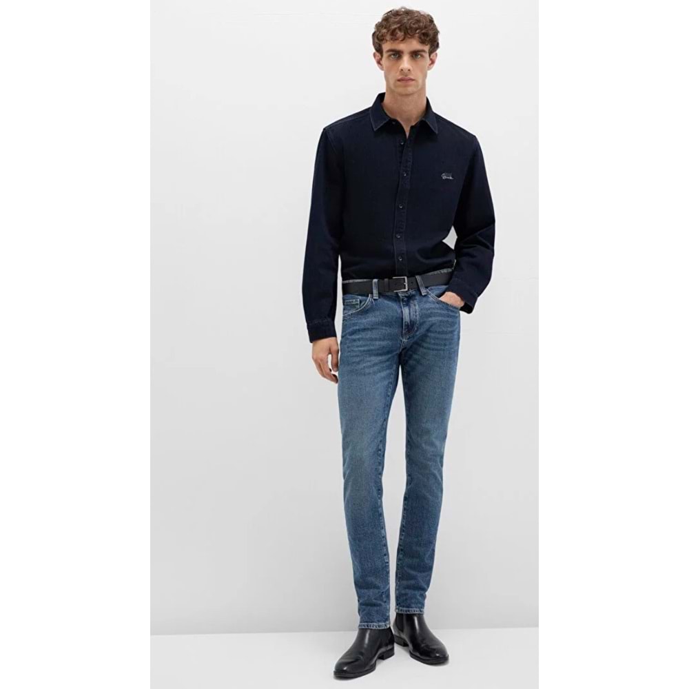 Mavi 001070-90983 Kvnç Mavi Black Puslu Mavi Jean Pantolon Erkek Kot Pantolon