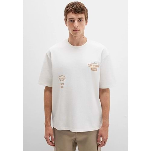 Mavi 0612913-84001 Baskılı Tişört Kısa Kol Tişört Erkek T-Shirt