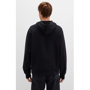 Mavi 0S10397 Baskılı Erkek Kapüşonlu Sweatshirt