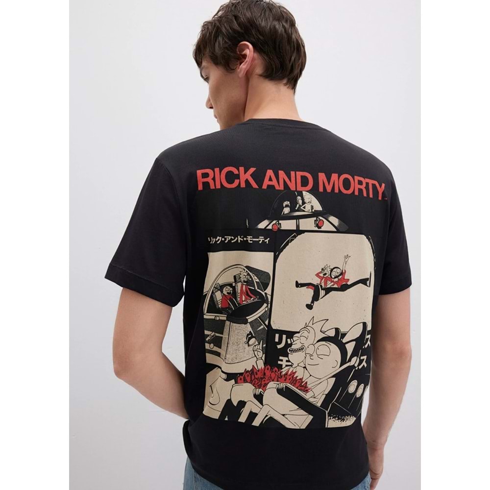 Mavi M0612922-900 Mavi Rick And Morty Baskılı T-Shirt Erkek Tişort