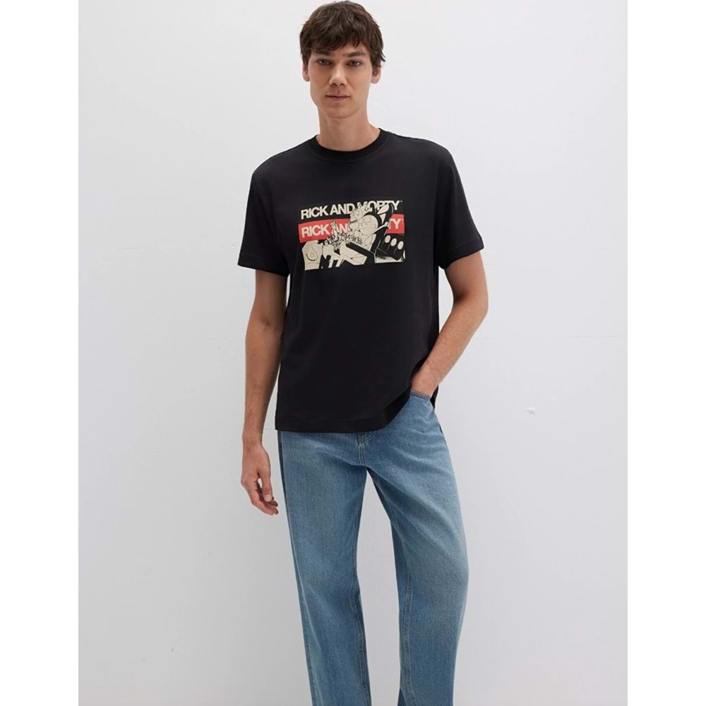 Mavi M0612922-900 Mavi Rick And Morty Baskılı T-Shirt Erkek Tişort