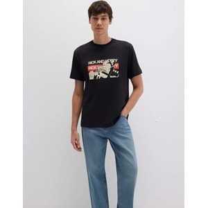 Mavi M0612922-900 Mavi Rick And Morty Baskılı T-Shirt Erkek Tişort