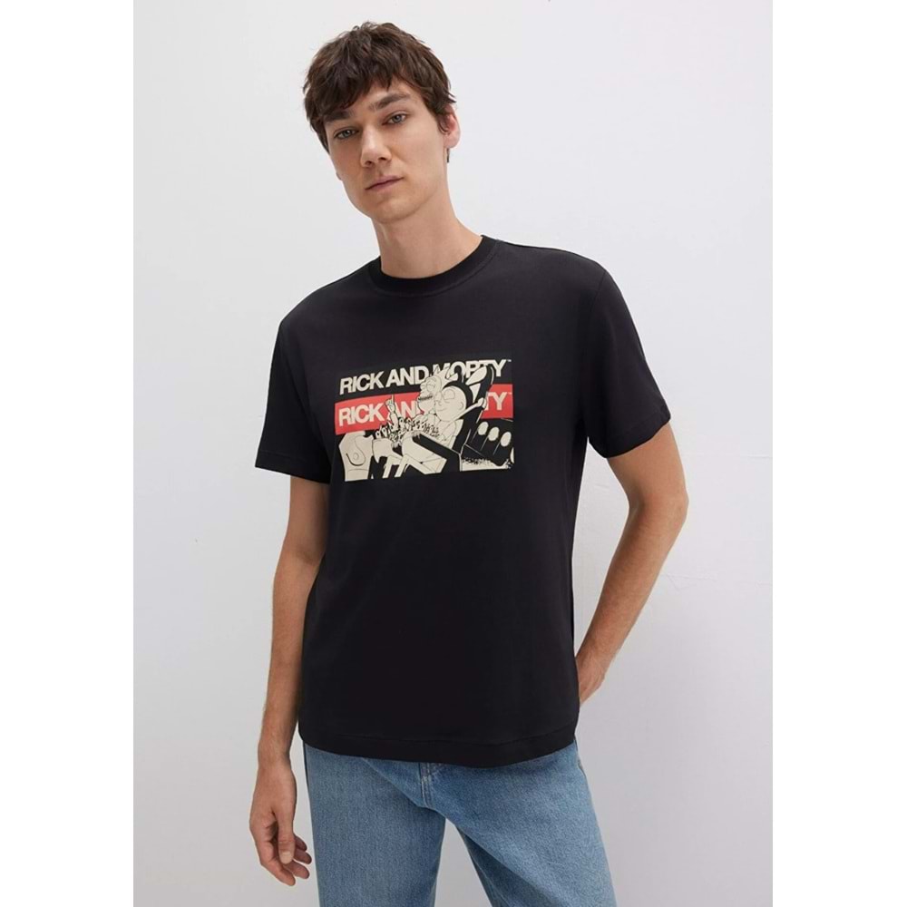Mavi M0612922-900 Mavi Rick And Morty Baskılı T-Shirt Erkek Tişort