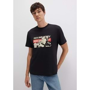 Mavi M0612922-900 Mavi Rick And Morty Baskılı T-Shirt Erkek Tişort