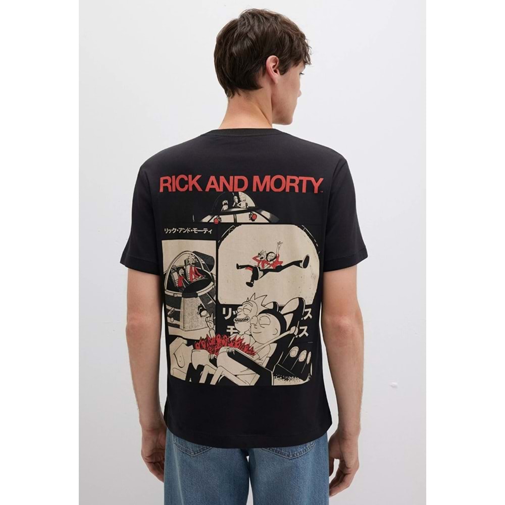Mavi M0612922-900 Mavi Rick And Morty Baskılı T-Shirt Erkek Tişort