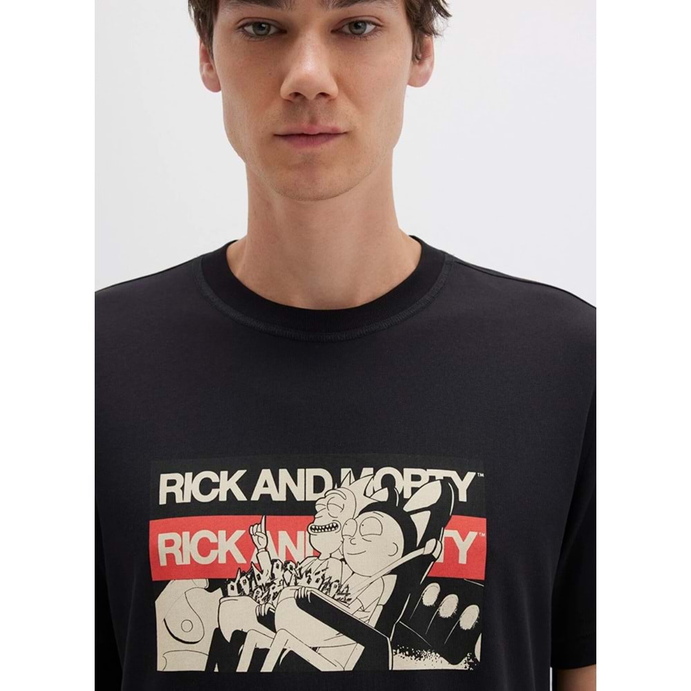 Mavi M0612922-900 Mavi Rick And Morty Baskılı T-Shirt Erkek Tişort