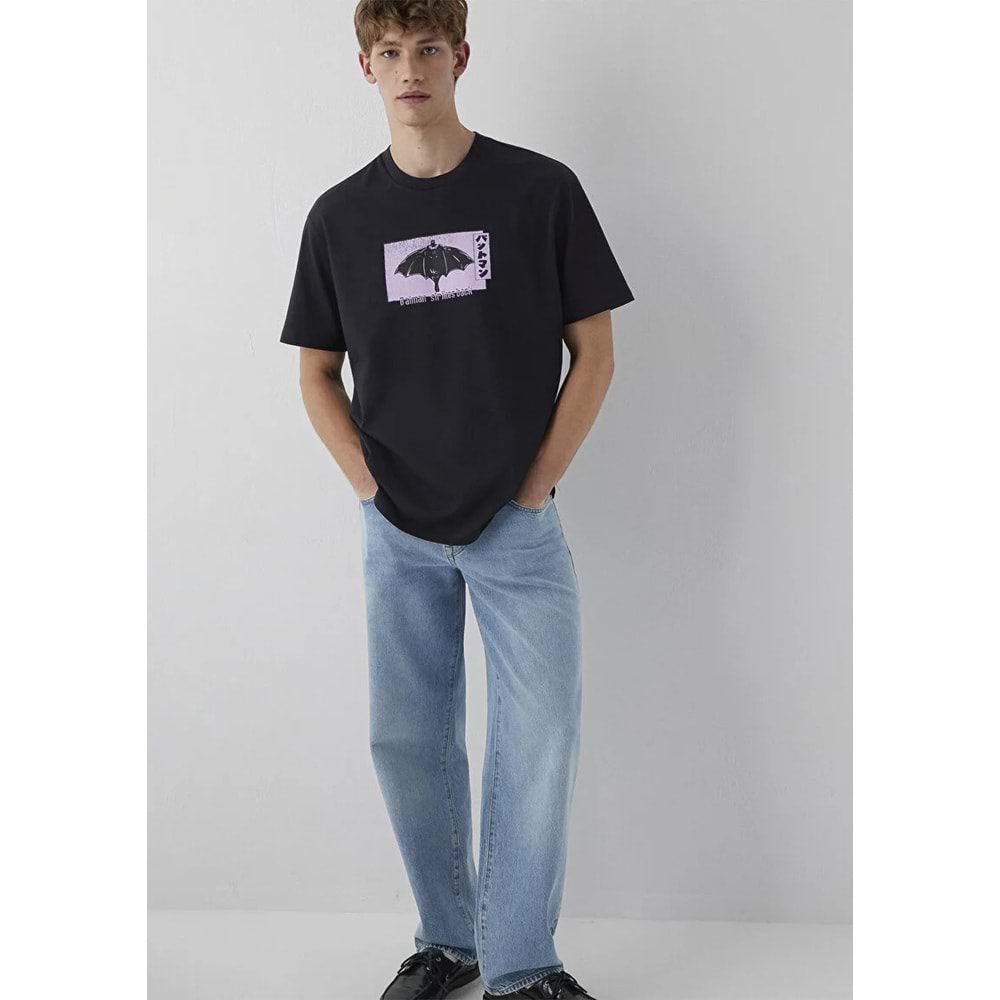 Mavi M0612920-900 Mavi Batman Baskılı T-Shirt Erkek Tişort