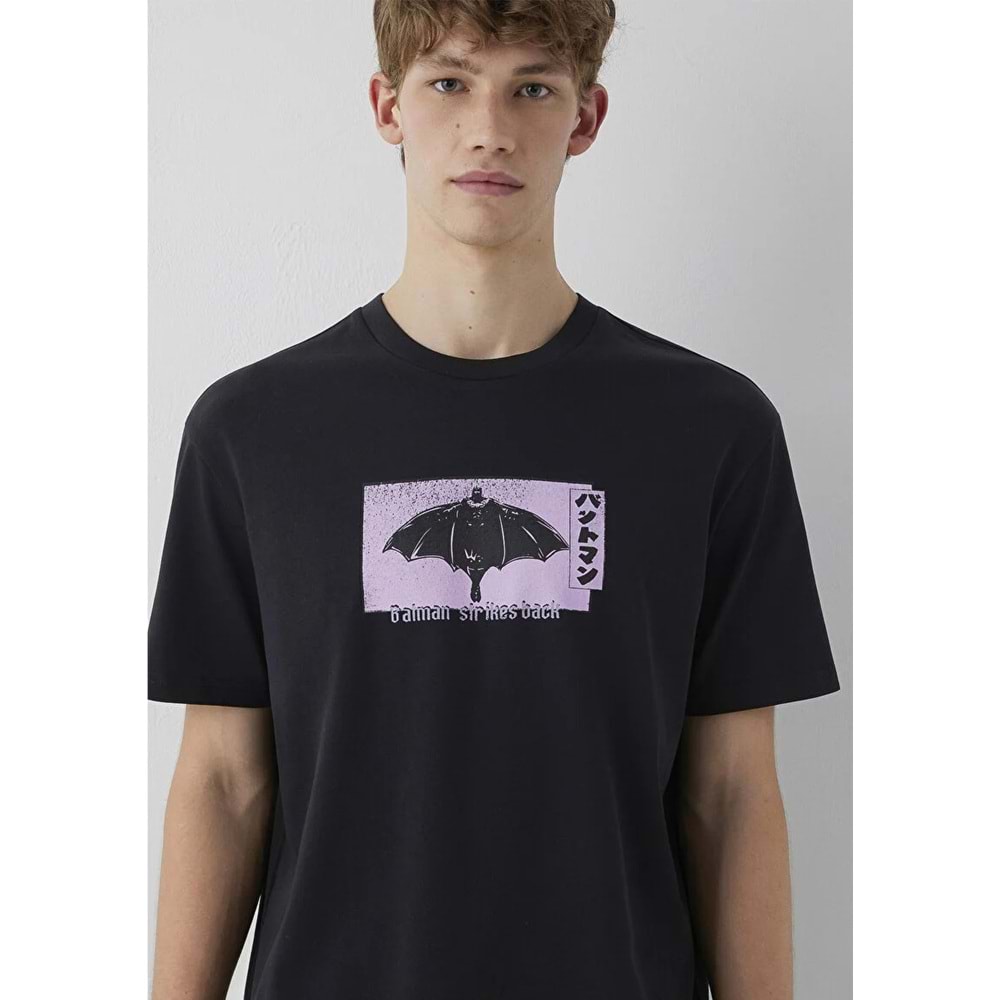Mavi M0612920-900 Mavi Batman Baskılı T-Shirt Erkek Tişort