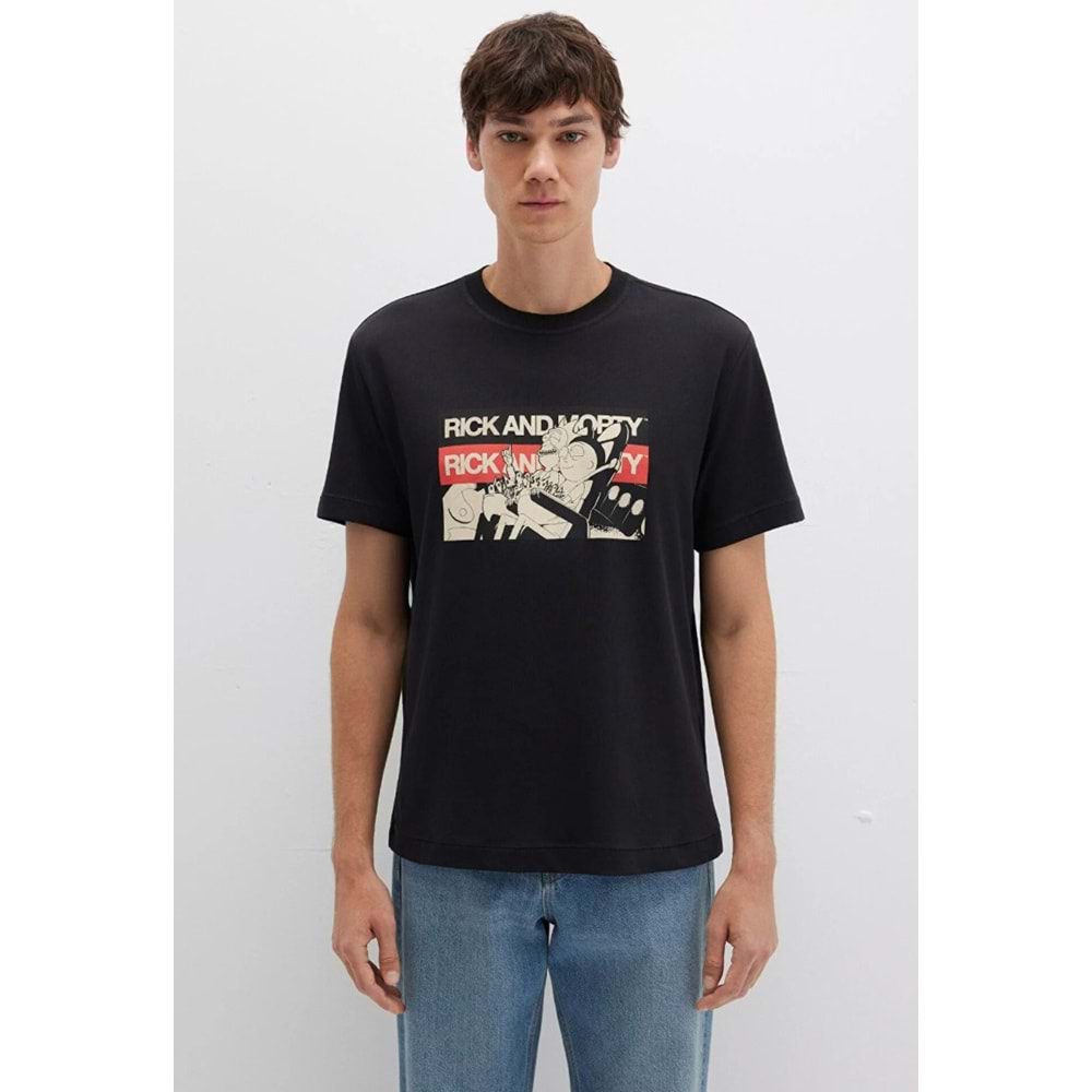 Mavi M0612922-900 Mavi Rick And Morty Baskılı T-Shirt Erkek Tişort