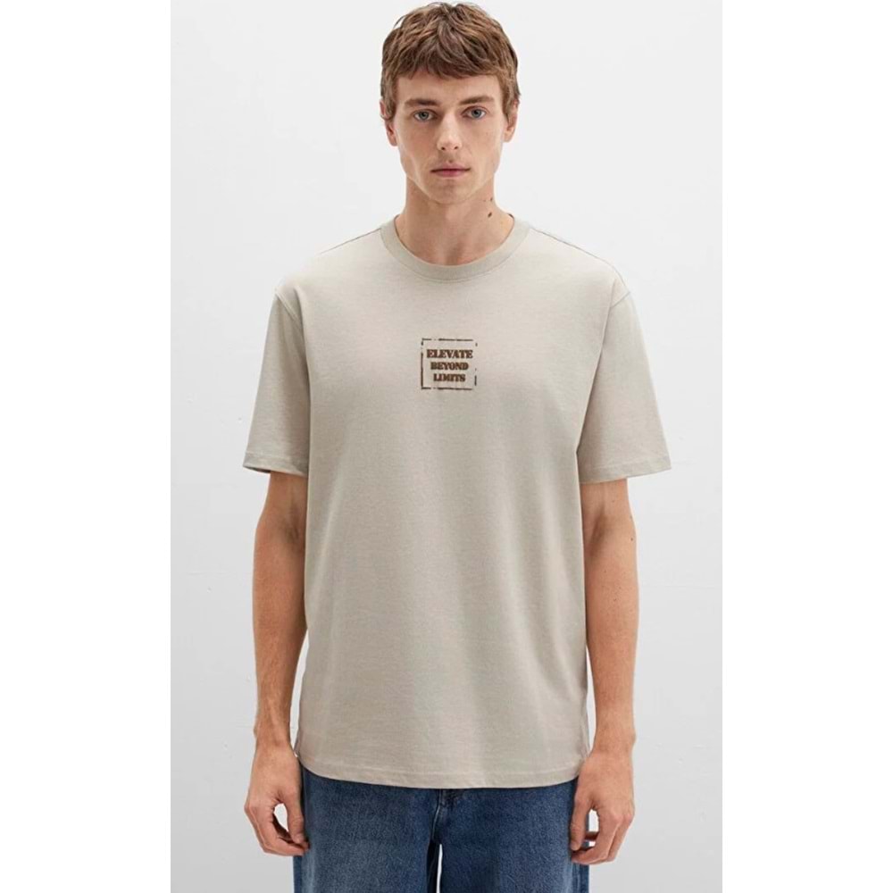 Mavi 0612837-70039 Baskılı Baskılı Tişört Erkek T-Shirt