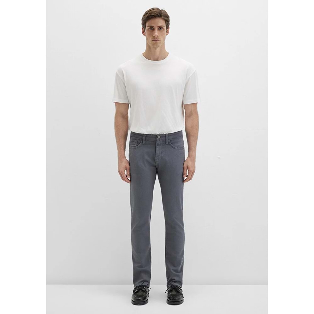 Mavi M0042290683 Jake Sisli Gri Gabardin Jean Pantolon Erkek Kot Pantolon