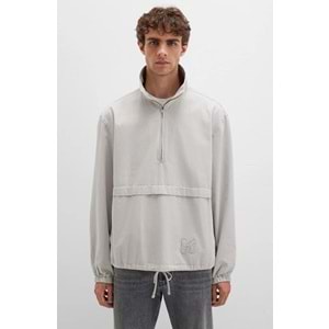 Mavi 0211684-70074 Yarım Fermuarlı Kanguru Cepli Erkek Sweatshirt