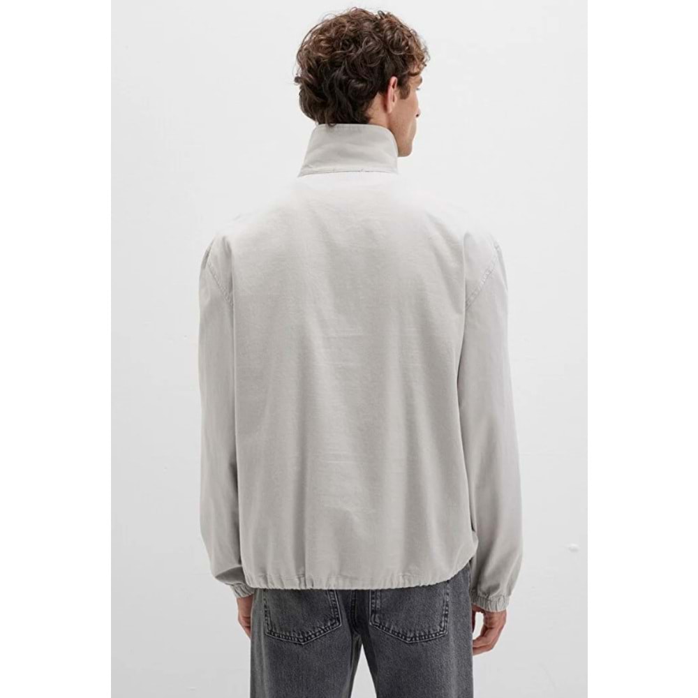 Mavi 0211684-70074 Yarım Fermuarlı Kanguru Cepli Erkek Sweatshirt