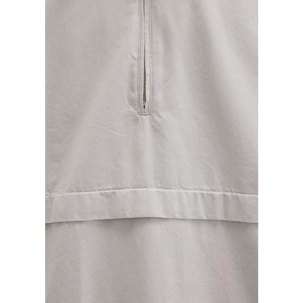 Mavi 0211684-70074 Yarım Fermuarlı Kanguru Cepli Erkek Sweatshirt