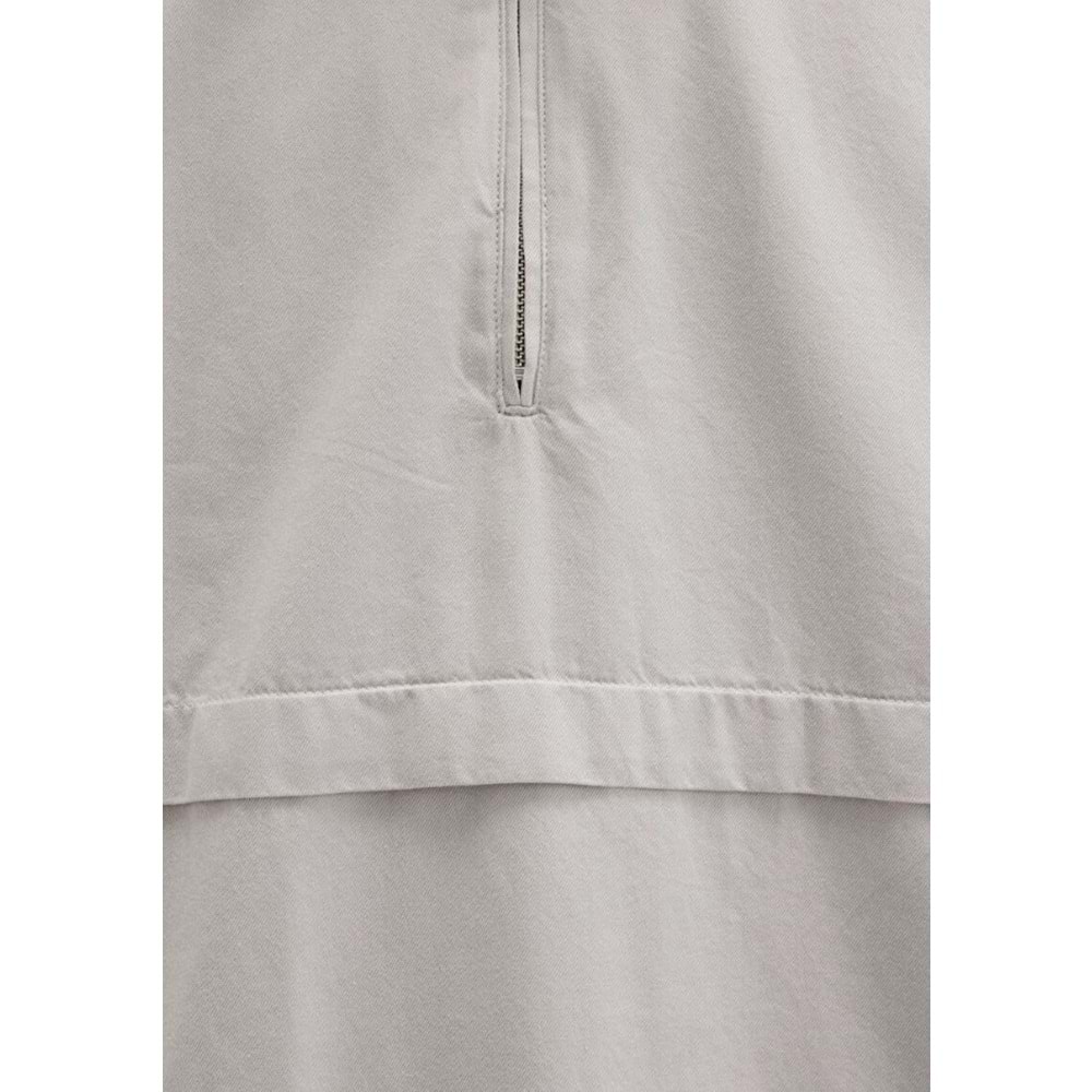 Mavi 0211684-70074 Yarım Fermuarlı Kanguru Cepli Erkek Sweatshirt