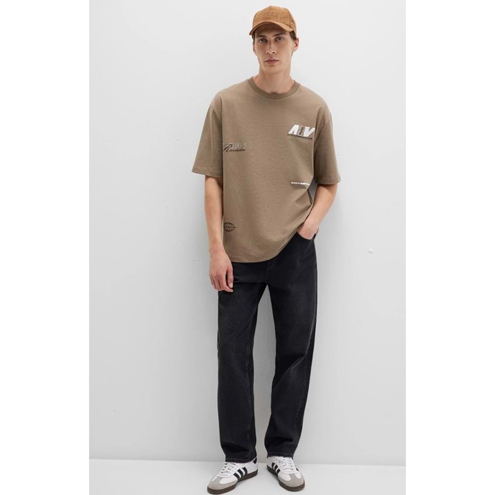 Mavi 0612912 Baskılı Tişört Kısa Kol Tişört Erkek T-Shirt