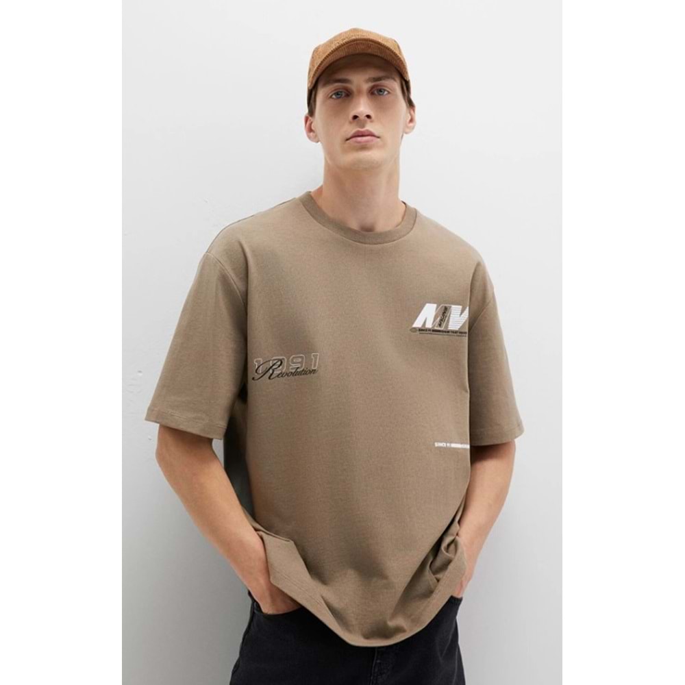 Mavi 0612912 Baskılı Tişört Kısa Kol Tişört Erkek T-Shirt