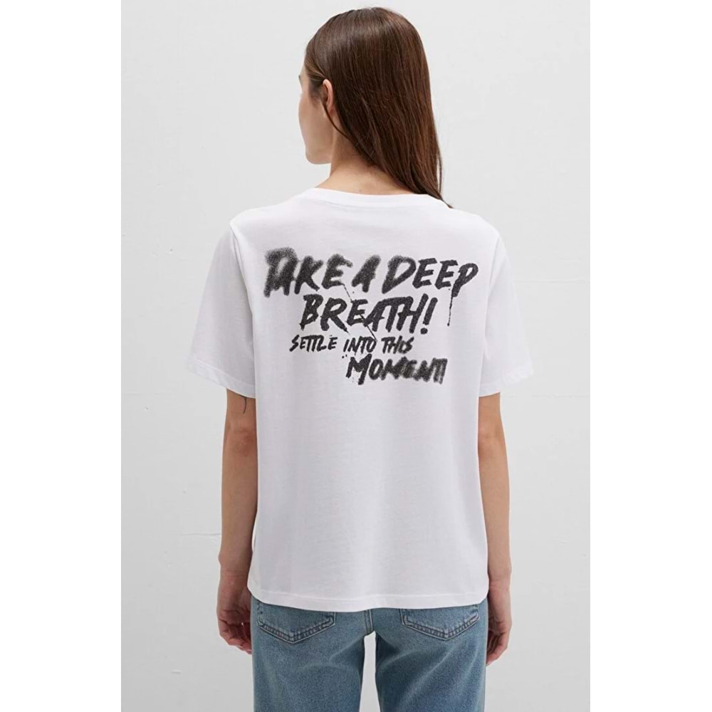 Mavi M1613484-620 Baskılı T-Shirt Kadın Tişört
