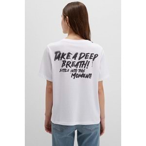 Mavi M1613484-620 Baskılı T-Shirt Kadın Tişört