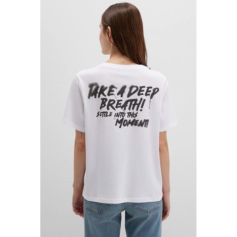Mavi M1613484-620 Baskılı T-Shirt Kadın Tişört
