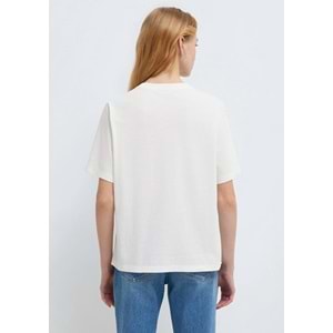 Mavi M1613565-80194 Mavi Logo Nakışlı T-Shirt Kadın Tişört