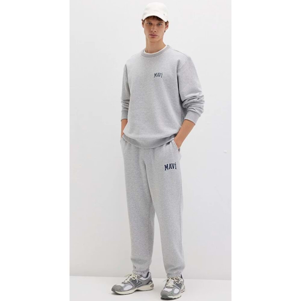 Mavi M0010207-80018 Mavi Logo Baskılı Eşofman Altı Erkek Eşofman Altı