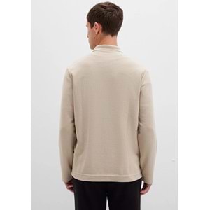 Mavi 0613045-70039 Yarım Fermuarlı Uzun Kollu Tişört Erkek T-Shirt