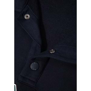 Mavi 0S10494-70490 M Logo Baskılı Yarım Düğmeli Yaka Sweatshirt