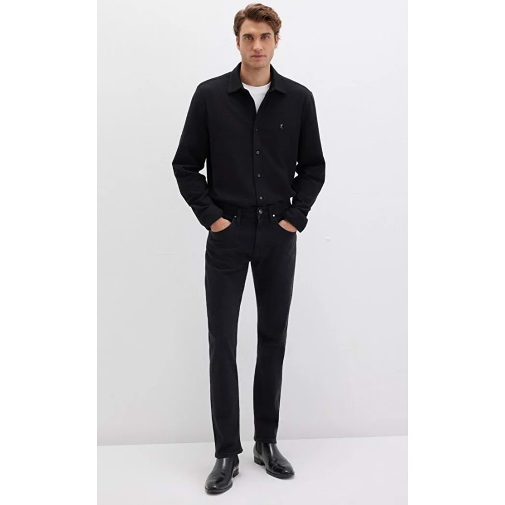 Mavi 0211789-900 M Logo Nakışlı Örme Erkek Gömlek