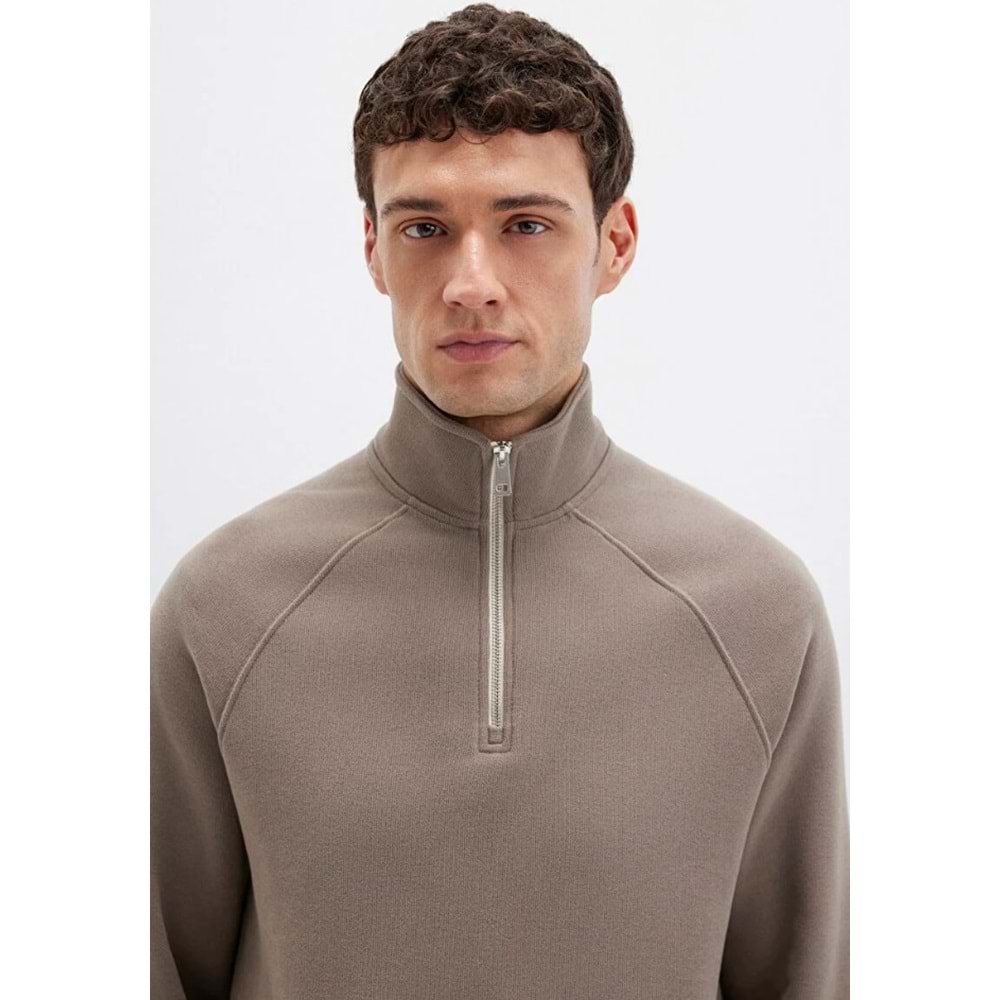 Mavi 0S10483-70380 Yarım Fermuarlı Sweatshirt