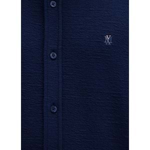 Mavi 0211789-70497 M Logo Nakışlı Örme Erkek Gömlek