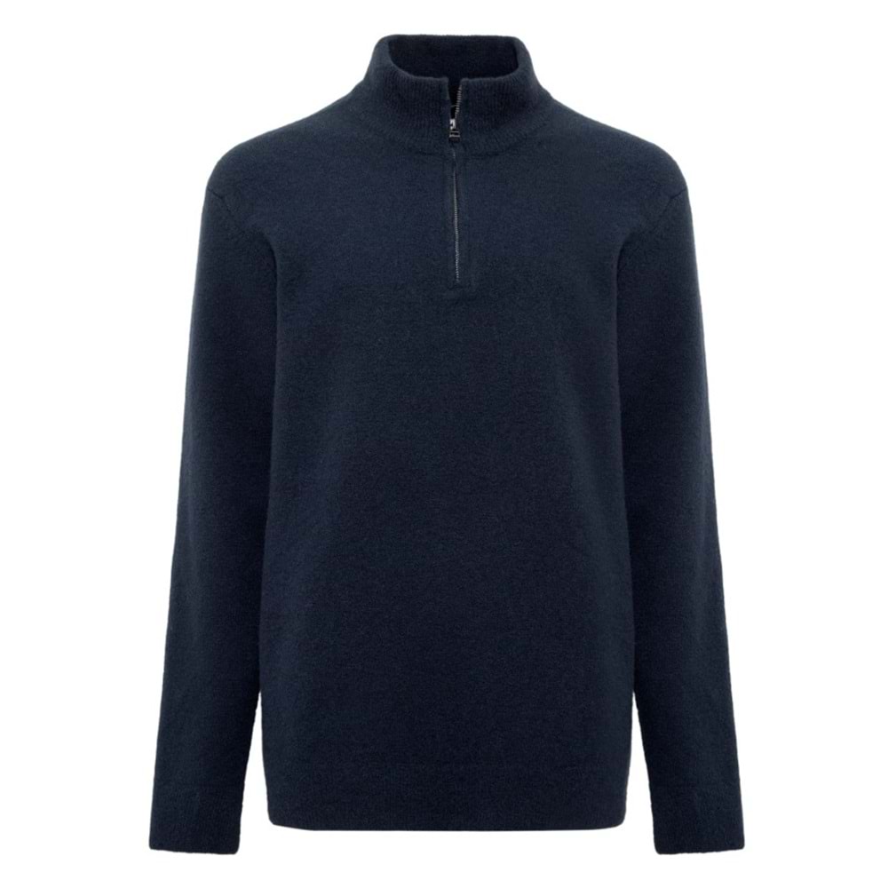 Mavi M0710380-70490 Half Zip Kazak Yarım Fermuarlı Erkek Sweatshirt