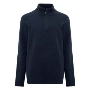 Mavi M0710380-70490 Half Zip Kazak Yarım Fermuarlı Erkek Sweatshirt