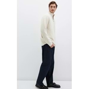 Mavi M0710380-88200 Half Zip Kazak Yarım Fermuarlı Erkek Sweatshirt