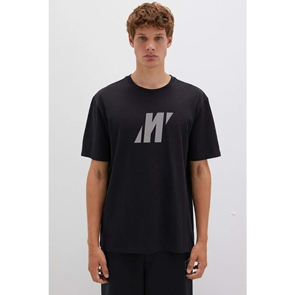 Mavi M0613092-900 Mavi Pro Logo Reflektör Detaylı Tişört Erkek T-Shirt