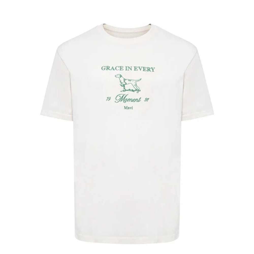 Mavi M0613159-81964 Grace In Every Nakışlı Tişört Erkek T-Shirt