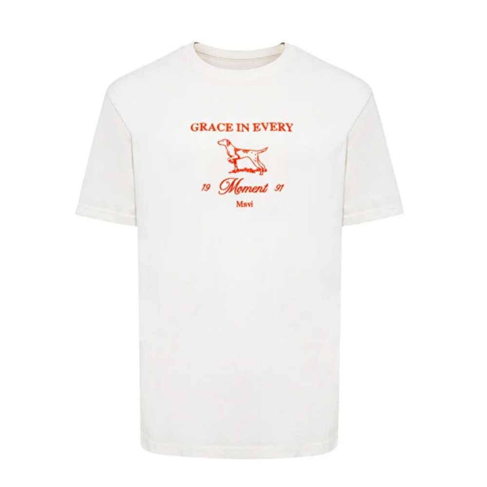Mavi M0613159-70057 Grace In Every Nakışlı Tişört Erkek T-Shirt