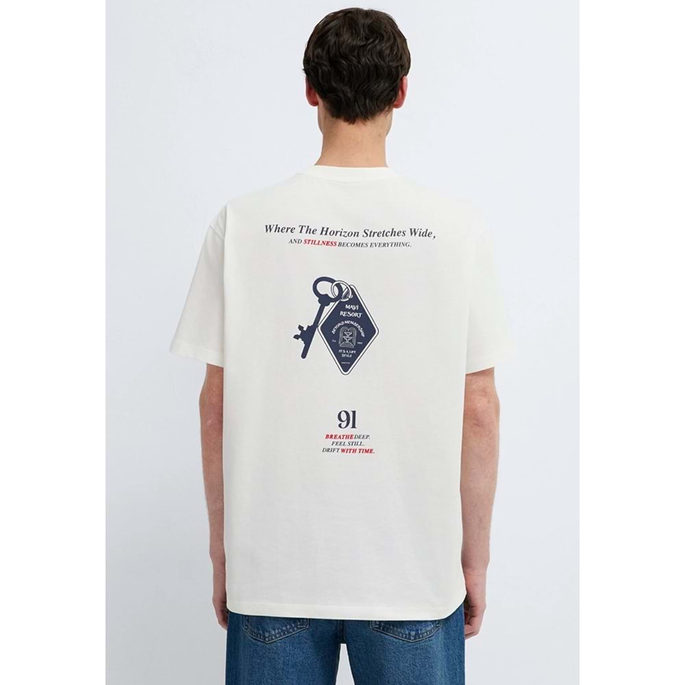 Mavi M0613160-70057 Mavi Resort Baskılı Tişört Erkek T-Shirt