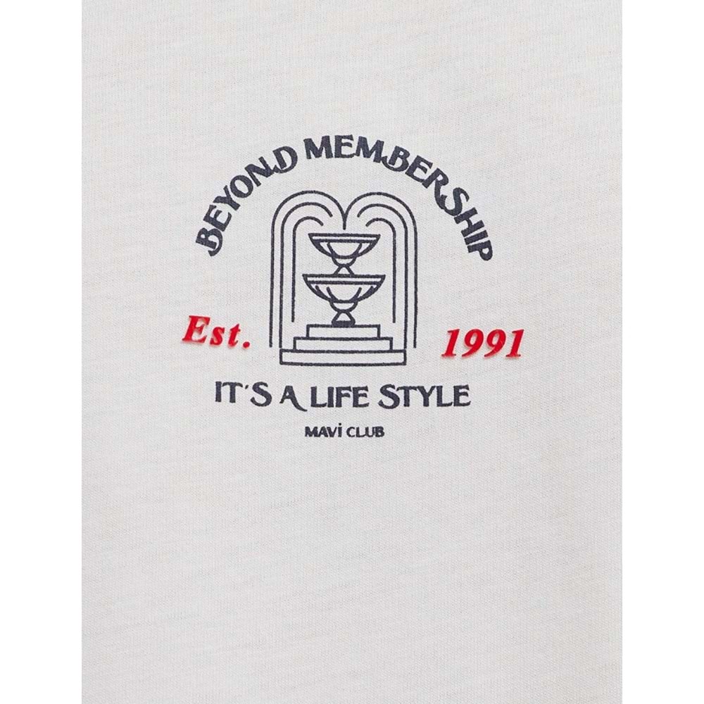 Mavi M0613160-70057 Mavi Resort Baskılı Tişört Erkek T-Shirt