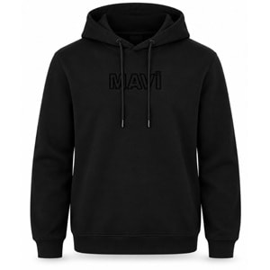 Mavi M0S10549-900 Mavi Logo Baskılı Erkek Kapüşonlu Sweatshirt