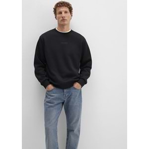 Mavi M0S10586-900 Mavi Jeans Detaylı Erkek Sweatshirt