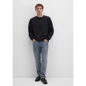 Mavi M0S10586-900 Mavi Jeans Detaylı Erkek Sweatshirt