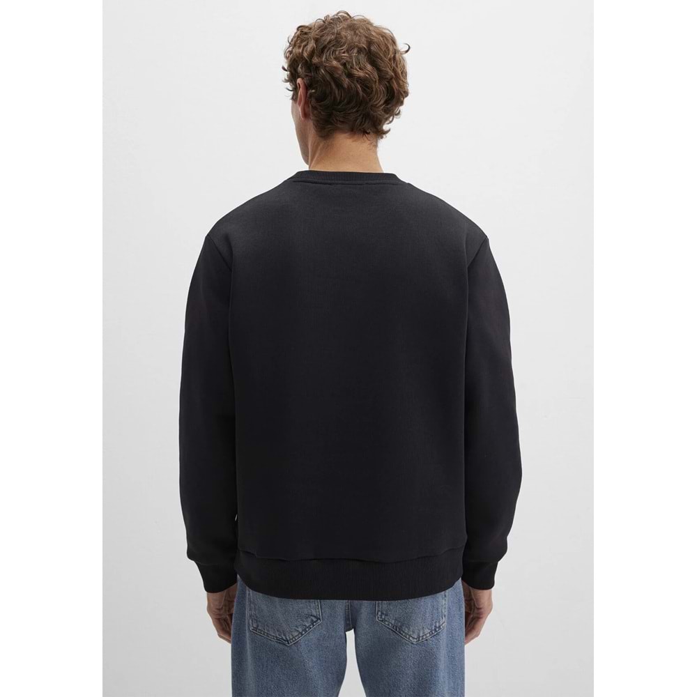 Mavi M0S10586-900 Mavi Jeans Detaylı Erkek Sweatshirt