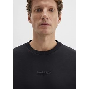 Mavi M0S10586-900 Mavi Jeans Detaylı Erkek Sweatshirt