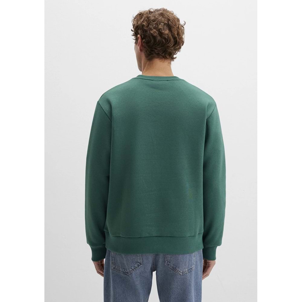 Mavi M0S10586-71874 Mavi Jeans Detaylı Erkek Sweatshirt