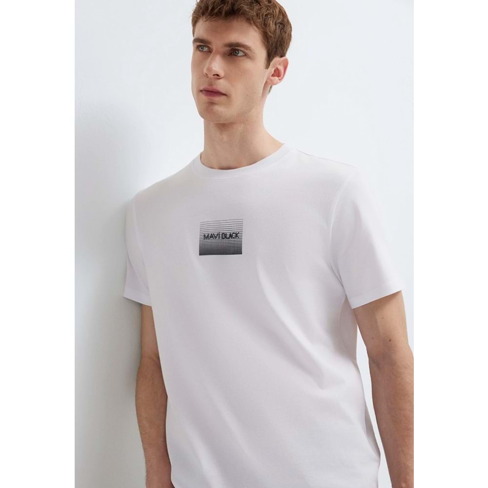 Mavi M0613364-620 Mavi Black Baskılı Tişört Erkek T-Shirt