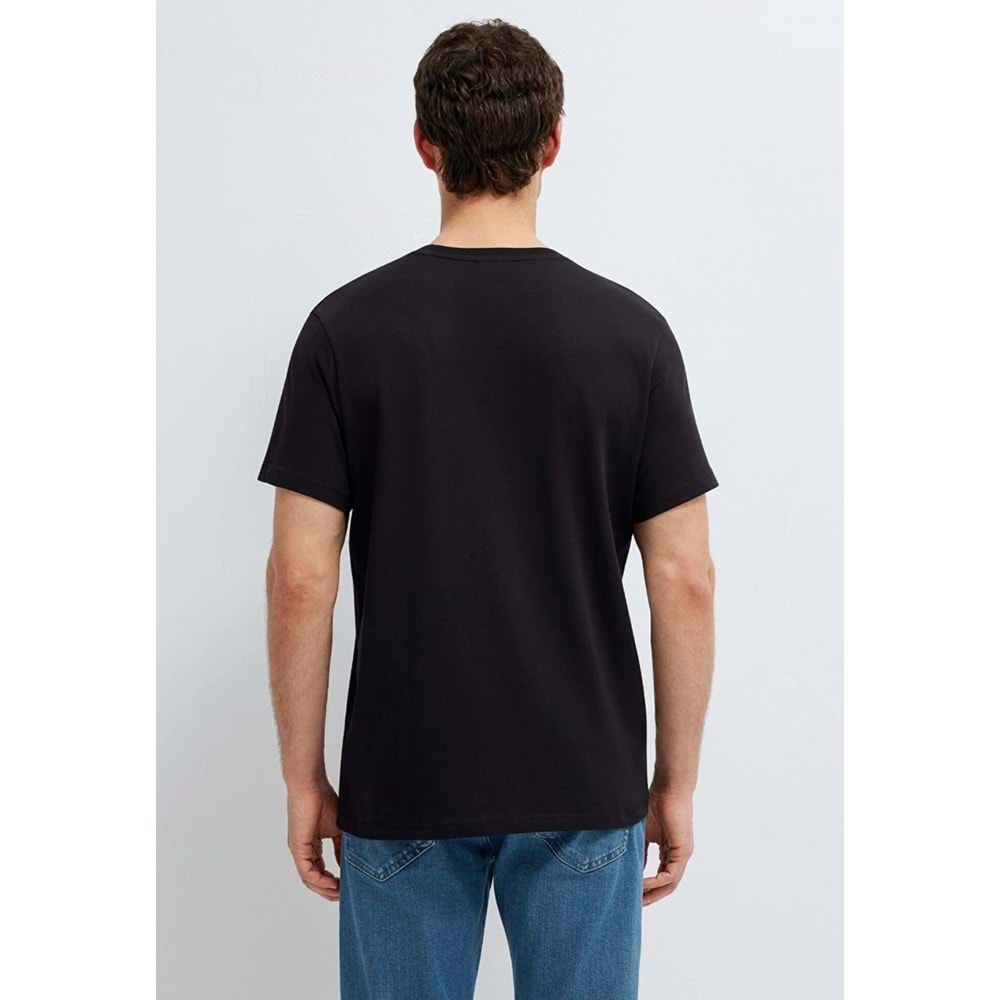 Mavi M0613364-71379 Mavi Black Baskılı Tişört Erkek T-Shirt