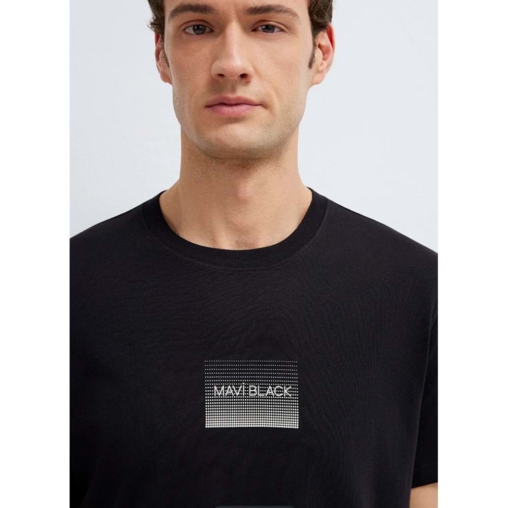 Mavi M0613364-71379 Mavi Black Baskılı Tişört Erkek T-Shirt